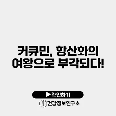 커큐민, 항산화의 여왕으로 부각되다!